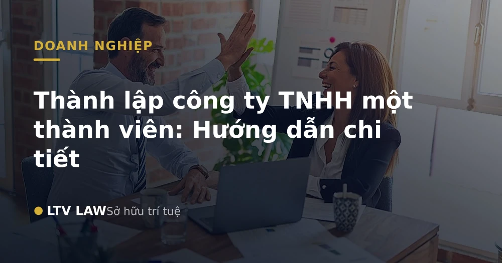 Thành lập công ty TNHH một thành viên: Hướng dẫn chi tiết