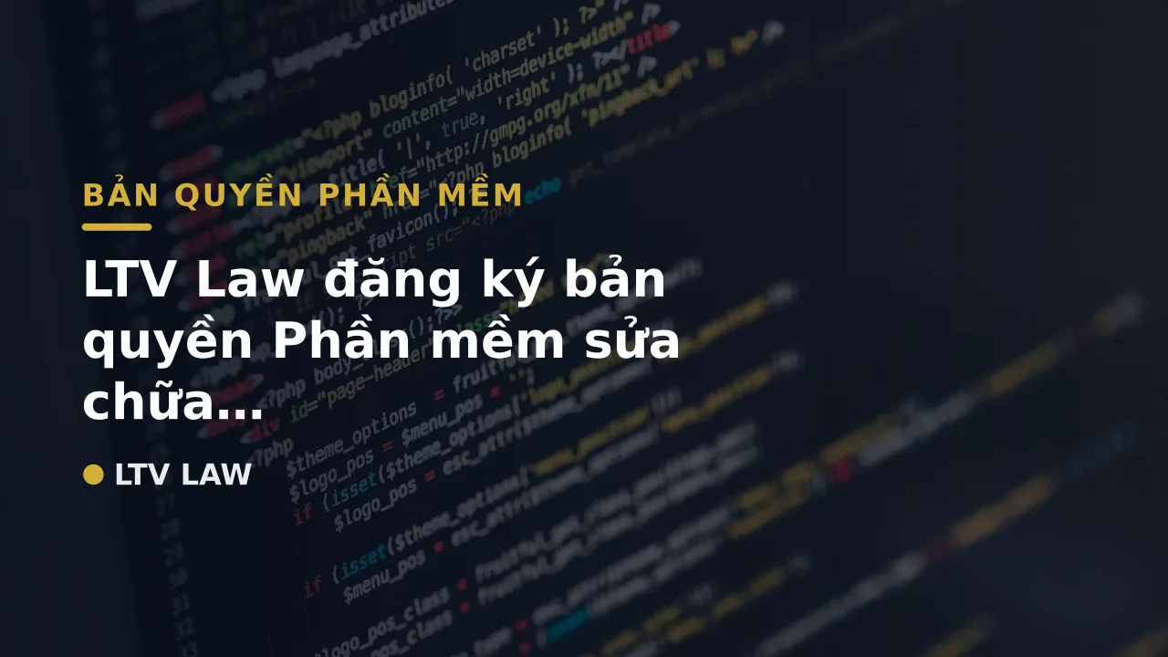 LTV Law đăng ký bản quyền Phần mềm sửa chữa Pin – All Laptop Battery