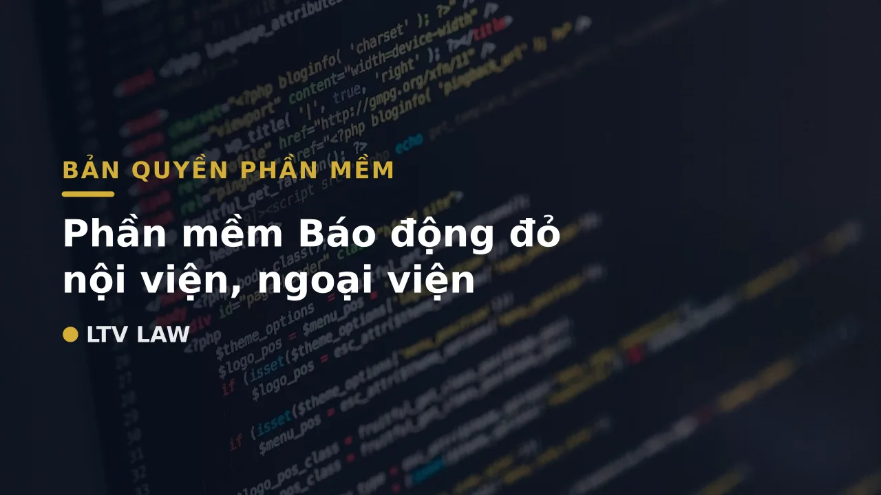 Phần mềm Báo động đỏ nội viện, ngoại viện