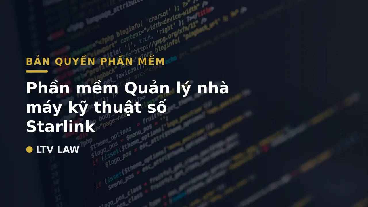 Phần mềm Quản lý nhà máy kỹ thuật số Starlink