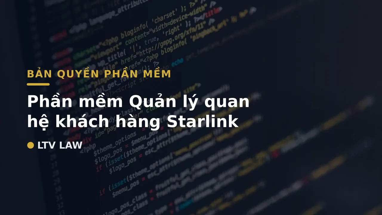 Phần mềm Quản lý quan hệ khách hàng Starlink
