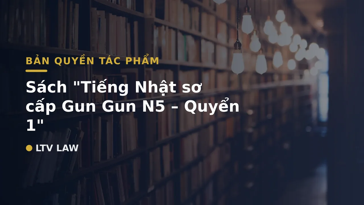 Sách "Tiếng Nhật sơ cấp Gun Gun N5 – Quyển 1"