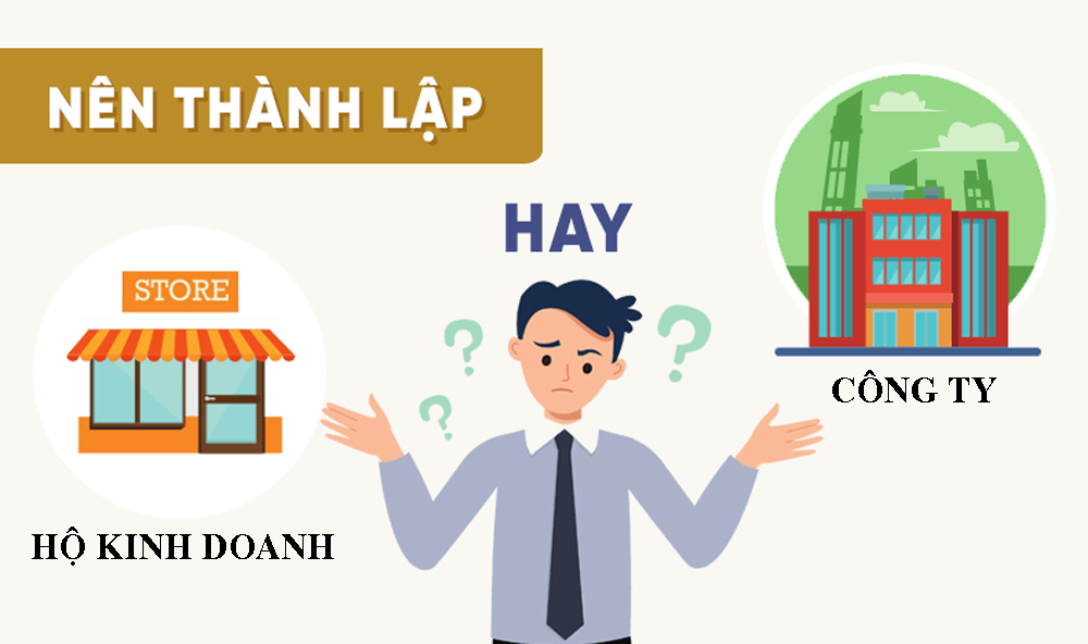 Nên thành lập công ty hay thành lập hộ kinh doanh