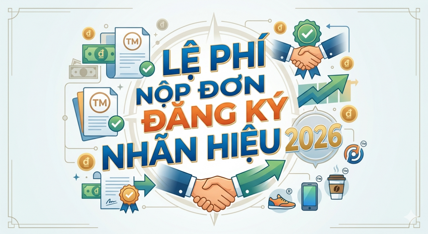 Cập nhật mới nhất về biểu phí và thủ tục nộp đơn đăng ký bảo hộ nhãn hiệu hàng hóa, dịch vụ trong năm 2026